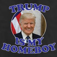 Trump Is My Homeboy Adult Drive Performance Visor