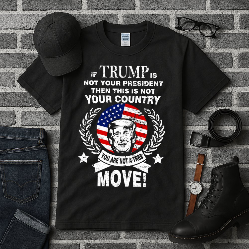 Trump Is Not Your President This Is Not Your Country Tall T-Shirt
