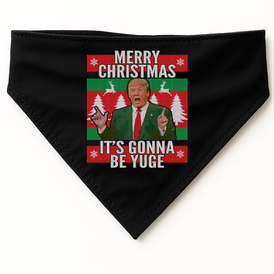 Trump It's Gonna Be Yuge Ugly Christmas  USA-Made Doggie Bandana