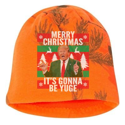 Trump It's Gonna Be Yuge Ugly Christmas  Kati - Camo Knit Beanie