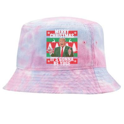 Trump It's Gonna Be Yuge Ugly Christmas  Tie-Dyed Bucket Hat