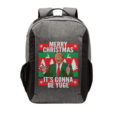 Trump It's Gonna Be Yuge Ugly Christmas  Vector Backpack
