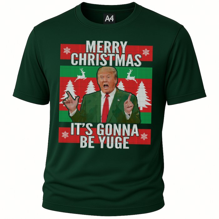 Trump It's Gonna Be Yuge Ugly Christmas  Cooling Performance Crew T-Shirt