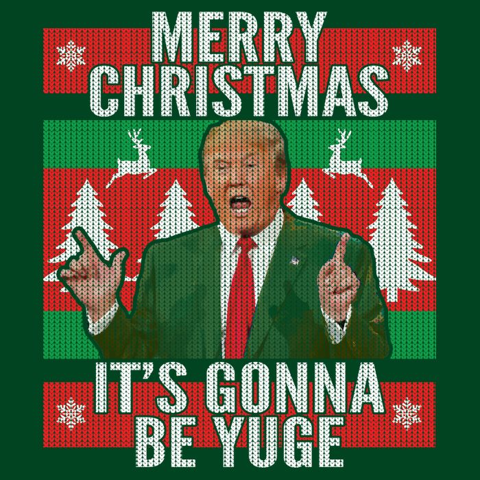 Trump It's Gonna Be Yuge Ugly Christmas  Cooling Performance Crew T-Shirt