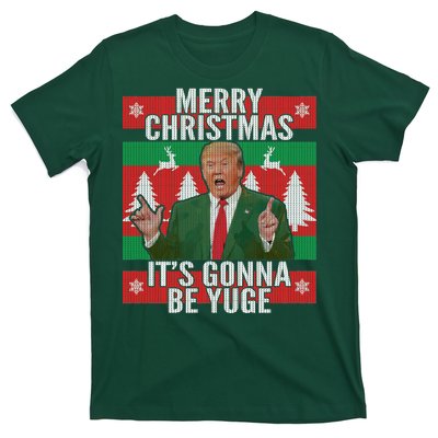 Trump It's Gonna Be Yuge Ugly Christmas  T-Shirt