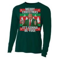 Trump It's Gonna Be Yuge Ugly Christmas  Cooling Performance Long Sleeve Crew