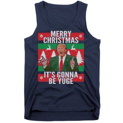 Trump It's Gonna Be Yuge Ugly Christmas  Tank Top