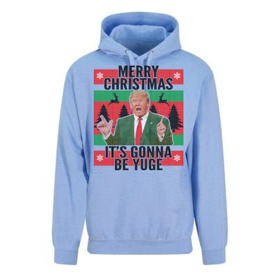 Trump It's Gonna Be Yuge Ugly Christmas  Unisex Surf Hoodie