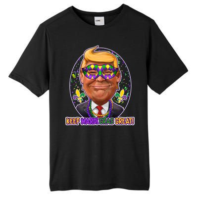 Trump Keep Mardi Gras Great Tall Fusion ChromaSoft Performance T-Shirt