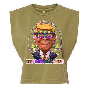 Trump Keep Mardi Gras Great Garment-Dyed Women's Muscle Tee