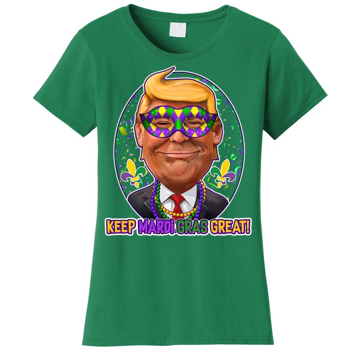 Trump Keep Mardi Gras Great Women's T-Shirt