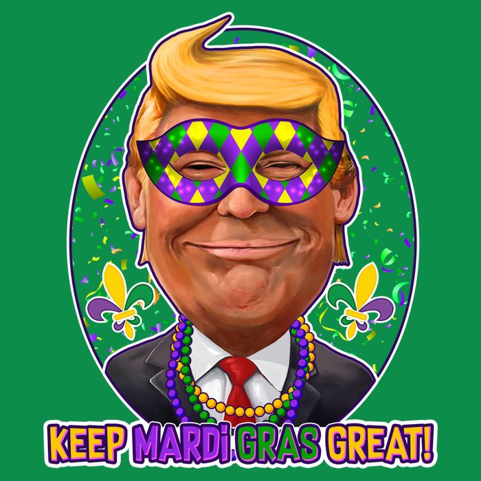 Trump Keep Mardi Gras Great Kids T-Shirt