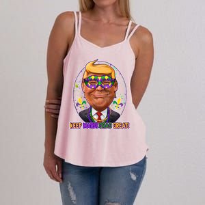 Trump Keep Mardi Gras Great Women's Strappy Tank