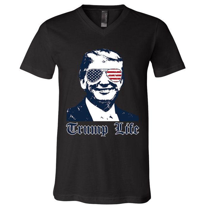 Trump Life V-Neck T-Shirt