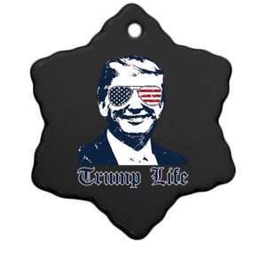 Trump Life Ceramic Star Ornament