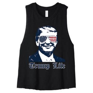 Trump Life Women's Racerback Cropped Tank