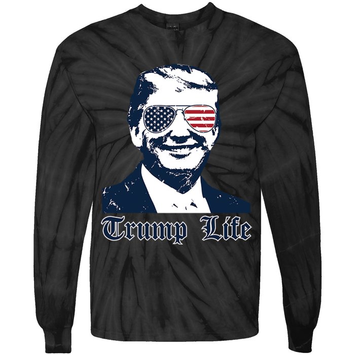 Trump Life Tie-Dye Long Sleeve Shirt