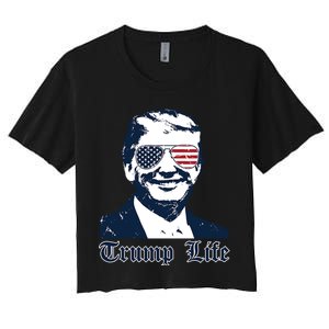 Trump Life Women's Crop Top Tee