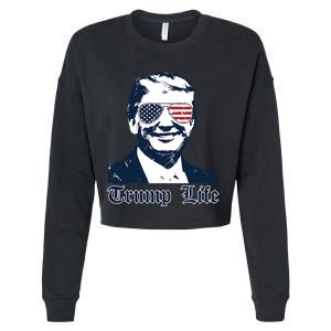 Trump Life Cropped Pullover Crew