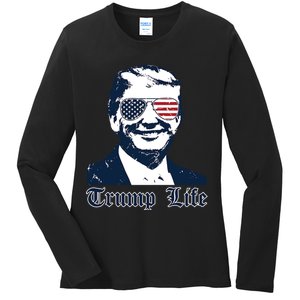 Trump Life Ladies Long Sleeve Shirt