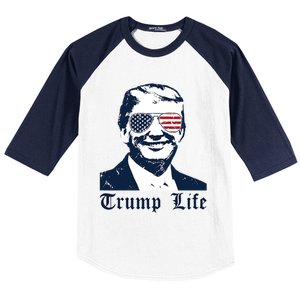 Trump Life Baseball Sleeve Shirt