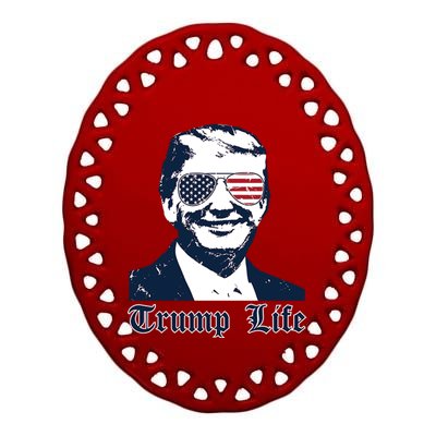 Trump Life Ceramic Oval Ornament