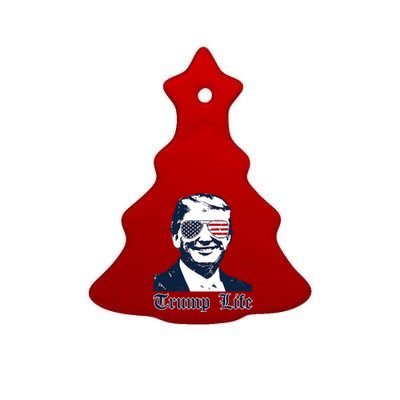 Trump Life Ceramic Tree Ornament