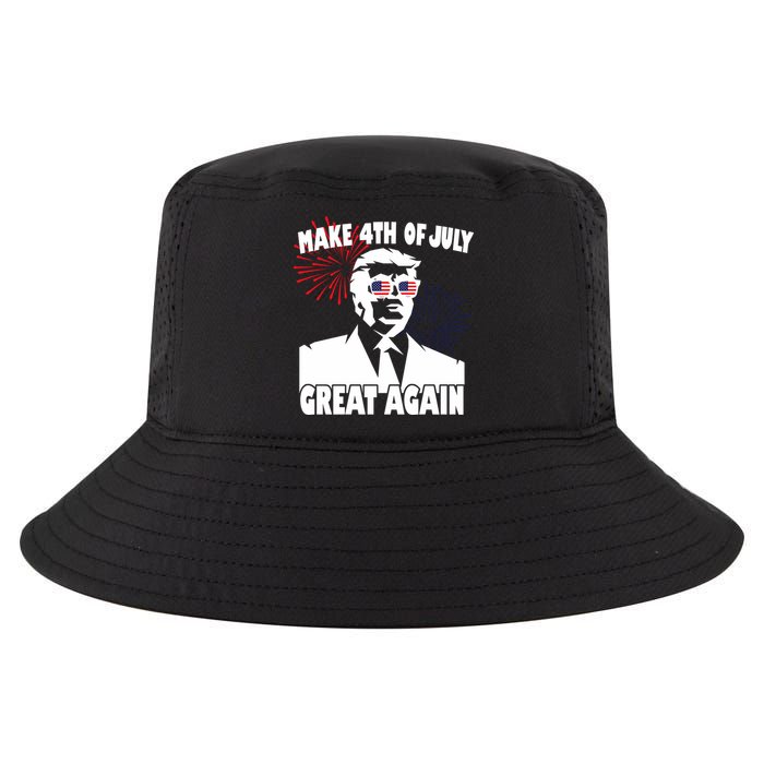 Trump Make 4th Of July Great Again Cool Comfort Performance Bucket Hat