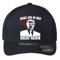 Trump Make 4th Of July Great Again Flexfit Unipanel Trucker Cap