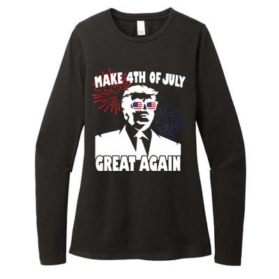 Trump Make 4th Of July Great Again Womens CVC Long Sleeve Shirt