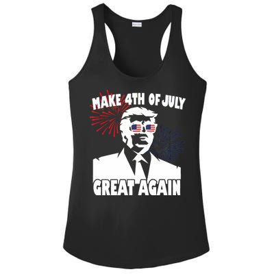 Trump Make 4th Of July Great Again Ladies PosiCharge Competitor Racerback Tank