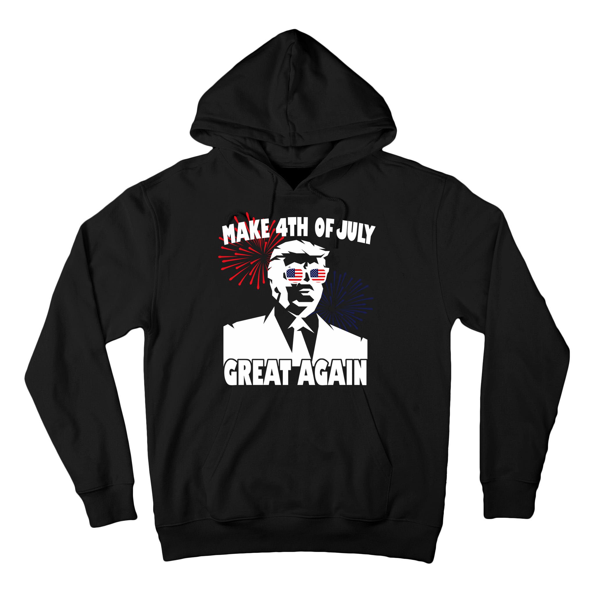 Trump Make 4th Of July Great Again Tall Hoodie