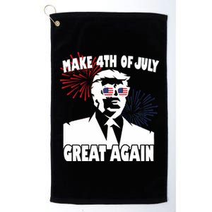 Trump Make 4th Of July Great Again Platinum Collection Golf Towel