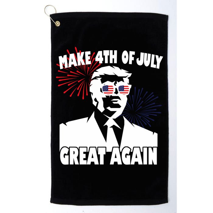 Trump Make 4th Of July Great Again Golf Towel