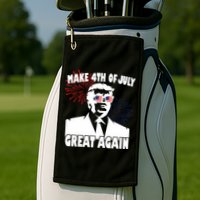 Trump Make 4th Of July Great Again Golf Towel