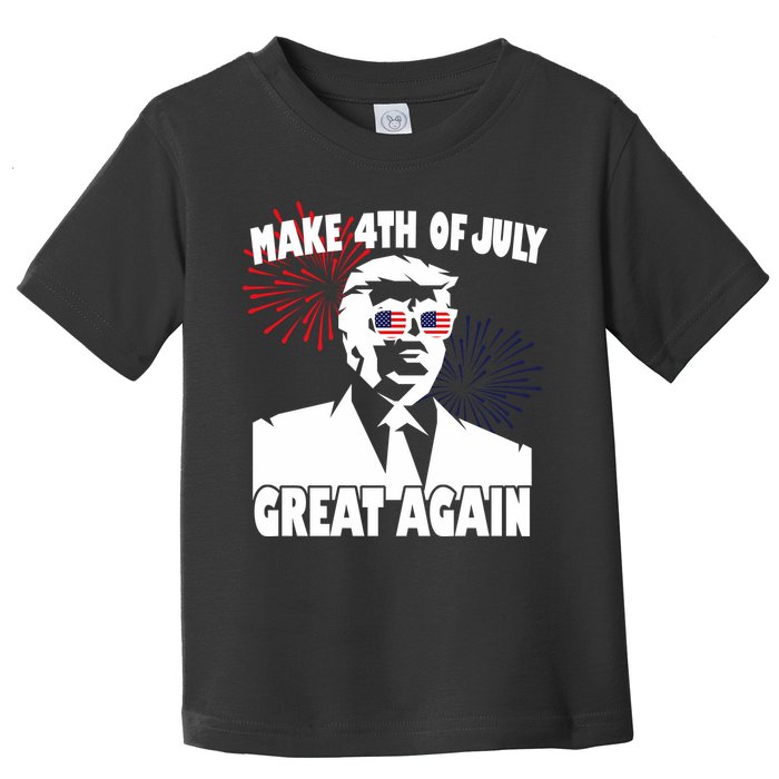 Trump Make 4th Of July Great Again Toddler T-Shirt