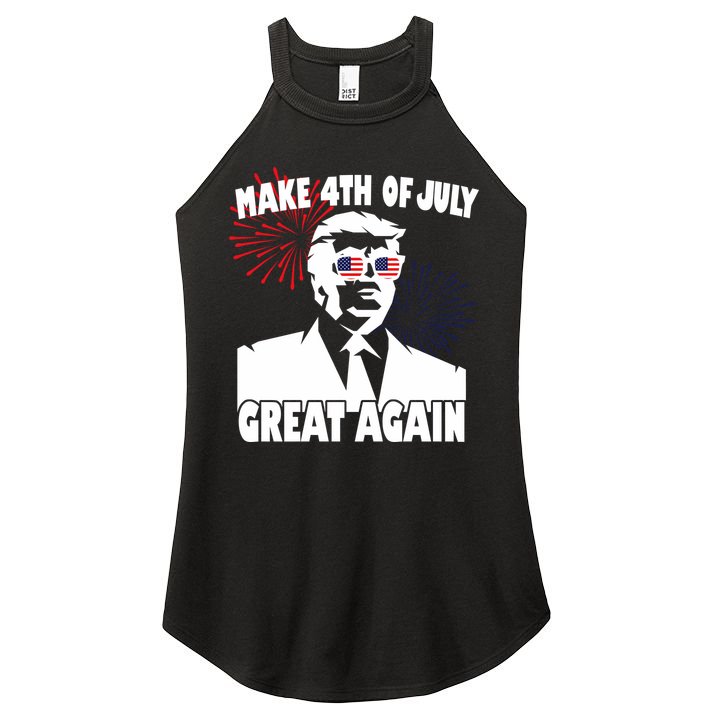 Trump Make 4th Of July Great Again Women's Perfect Tri Rocker Tank
