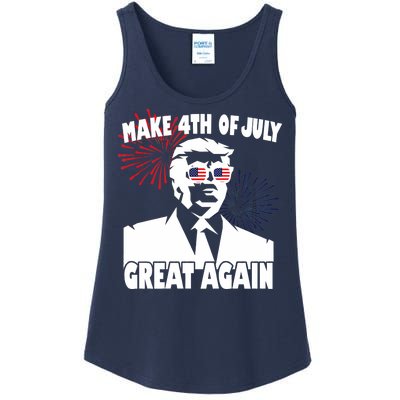 Trump Make 4th Of July Great Again Ladies Essential Tank