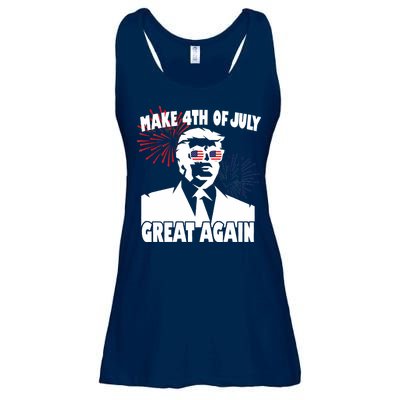 Trump Make 4th Of July Great Again Ladies Essential Flowy Tank