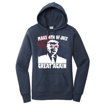 Trump Make 4th Of July Great Again Women's Pullover Hoodie