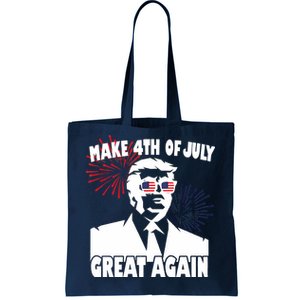 Trump Make 4th Of July Great Again Tote Bag