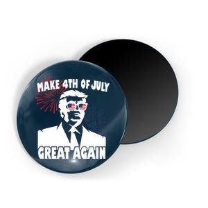 Trump Make 4th Of July Great Again Magnet