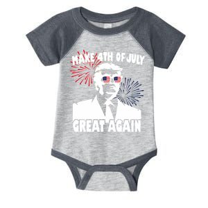 Trump Make 4th Of July Great Again Infant Baby Jersey Bodysuit