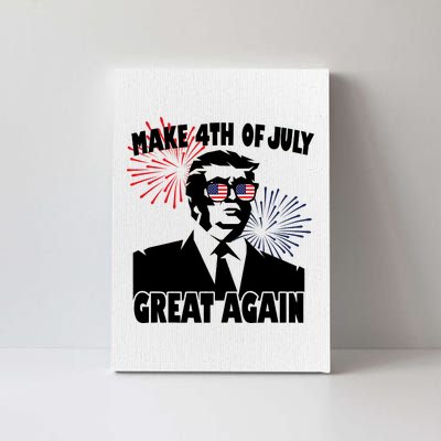 Trump Make 4th Of July Great Again Canvas