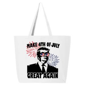 Trump Make 4th Of July Great Again 25L Jumbo Tote