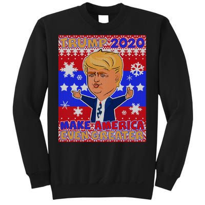 Trump Make America Even Greater Ugly Christmas Sweater Sweatshirt