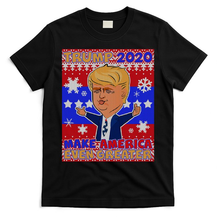Trump Make America Even Greater Ugly Christmas Sweater T-Shirt