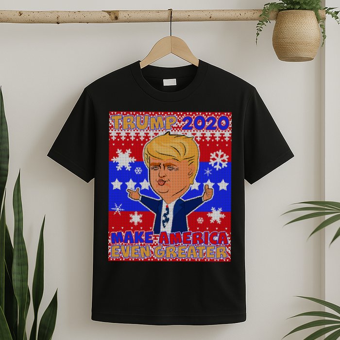 Trump Make America Even Greater Ugly Christmas Sweater T-Shirt