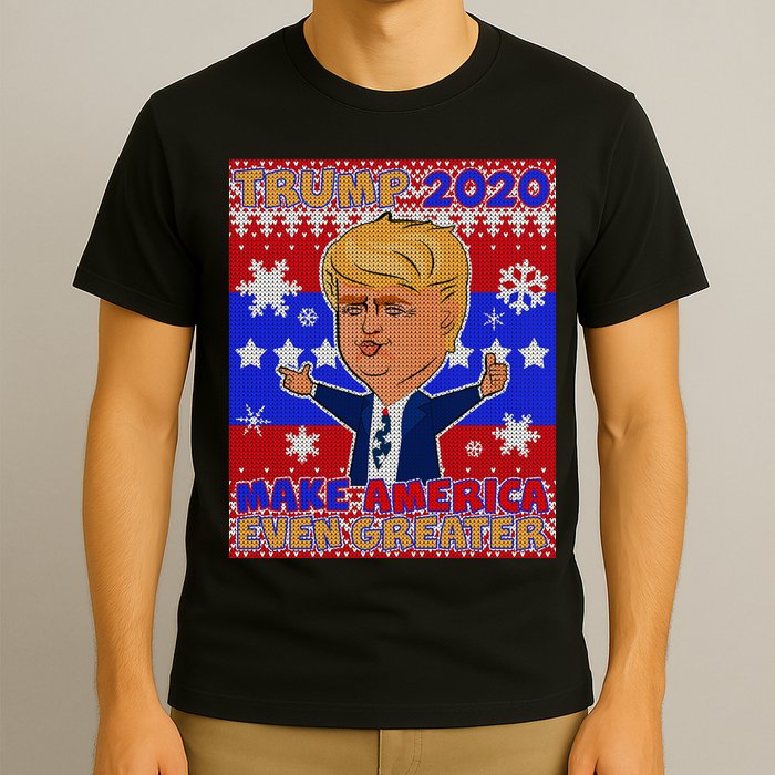 Trump Make America Even Greater Ugly Christmas Sweater T-Shirt