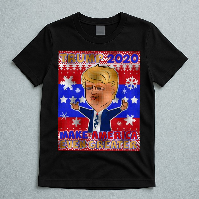 Trump Make America Even Greater Ugly Christmas Sweater T-Shirt